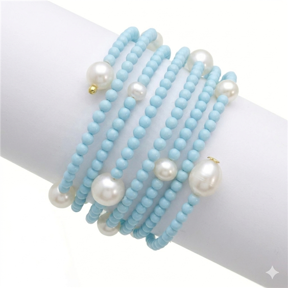 Pulsera Rajola in Piedras semipreciosas Turchese 54-497-918L - 54-497-918L